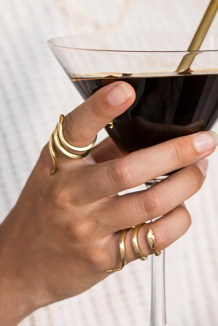 Double Snake Ring SILVER