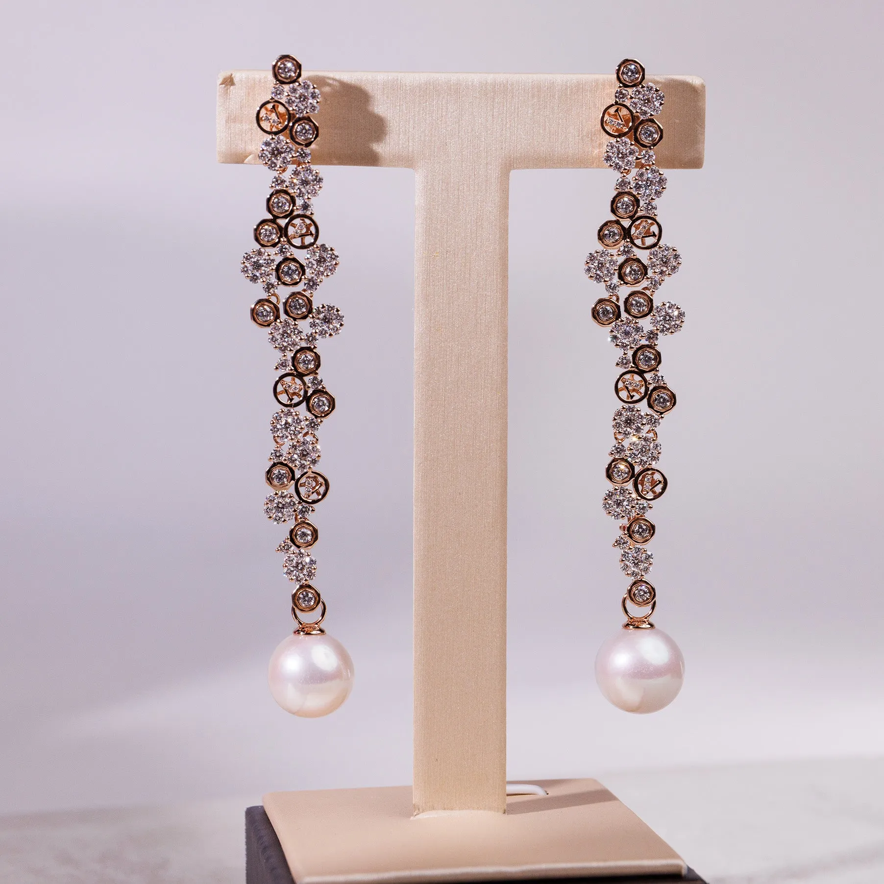Elegant Affinity - Long Pearl Dangles