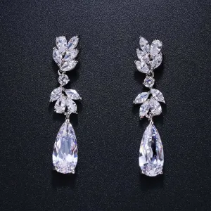 Elegant Crystal Drop Earrings
