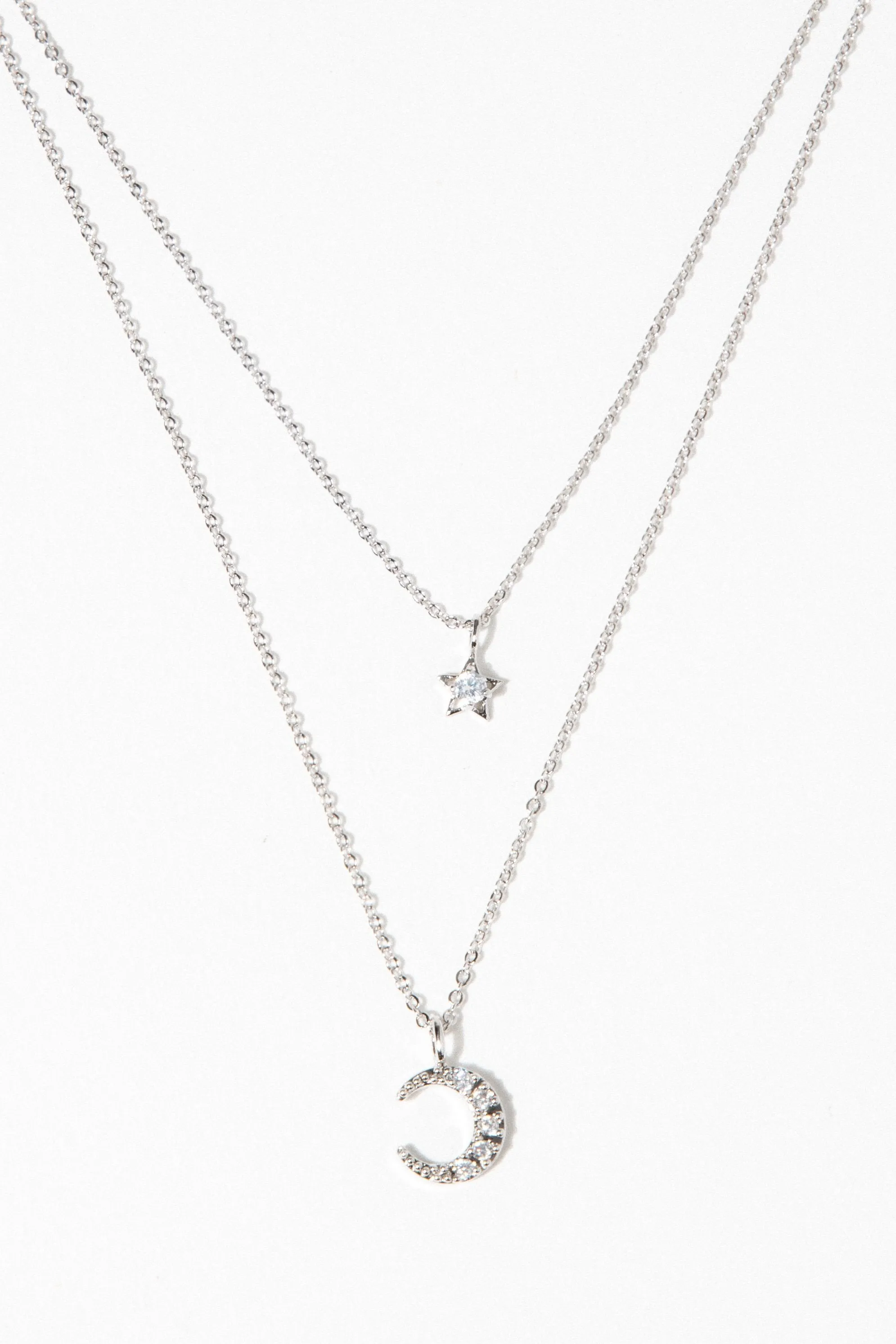 Ethereal Light Layered Necklace