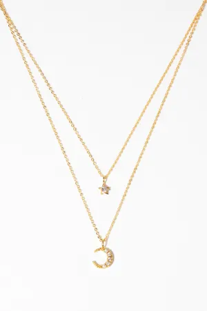 Ethereal Light Layered Necklace