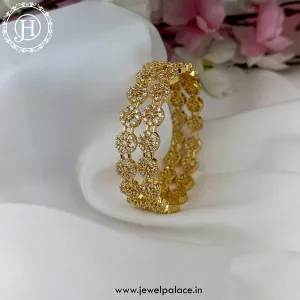 Exquisite Premium Quality Microplated Stone Bangles JH4934