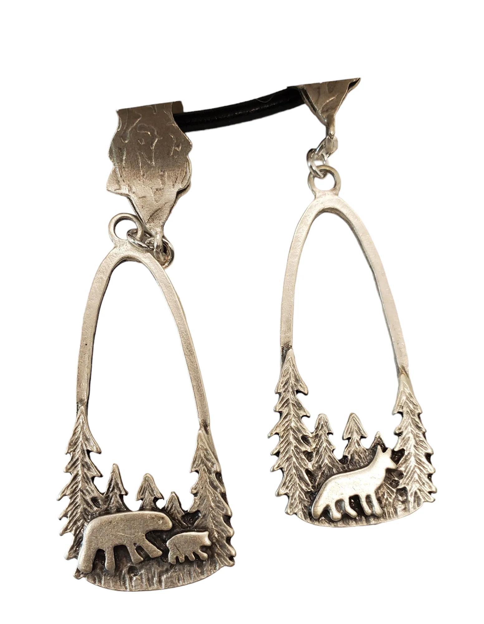 Fox Necklace ~ Woodland Animals Statement Necklace ~ Silver Fox Pendant