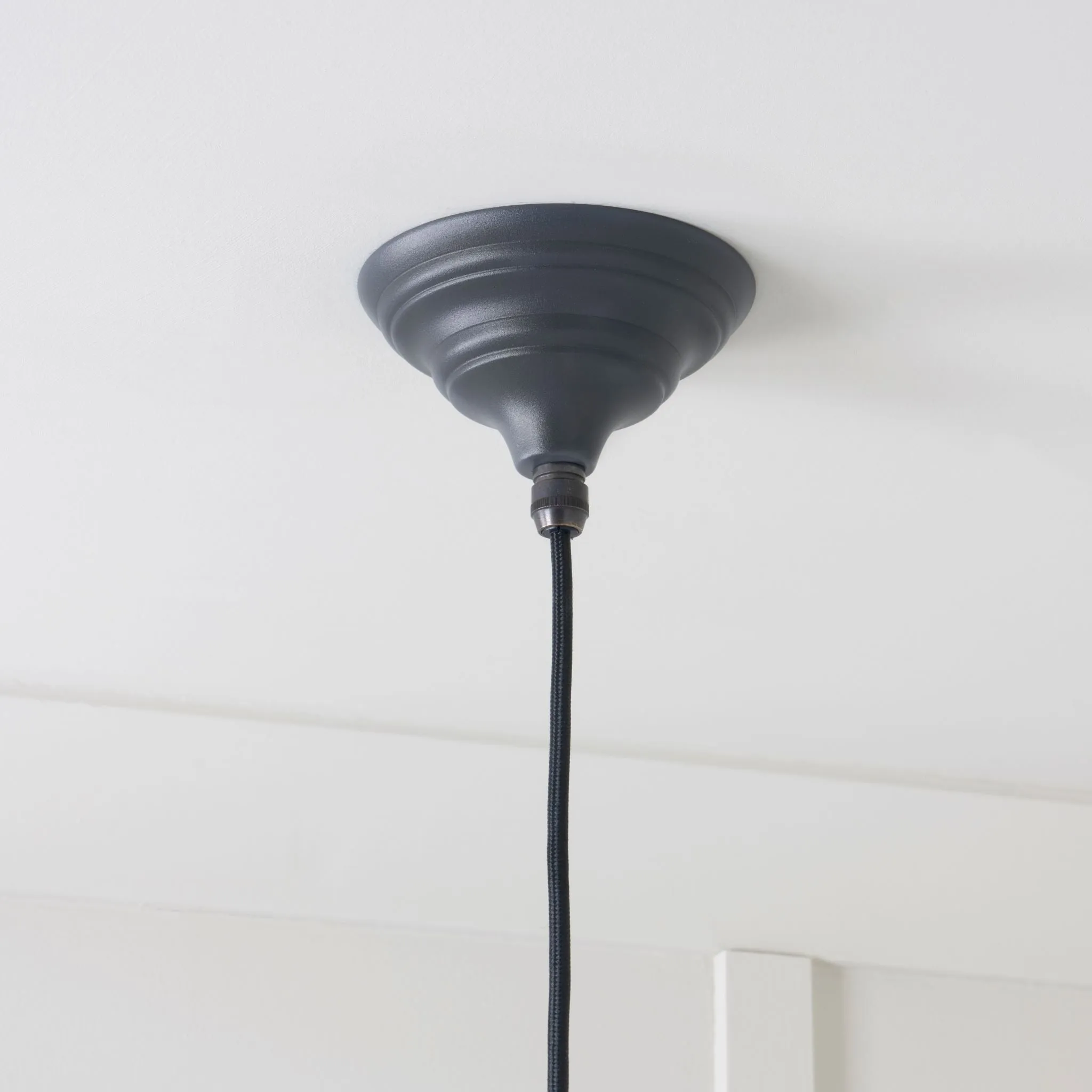 From The Anvil Smooth Nickel Brindley Pendant Light