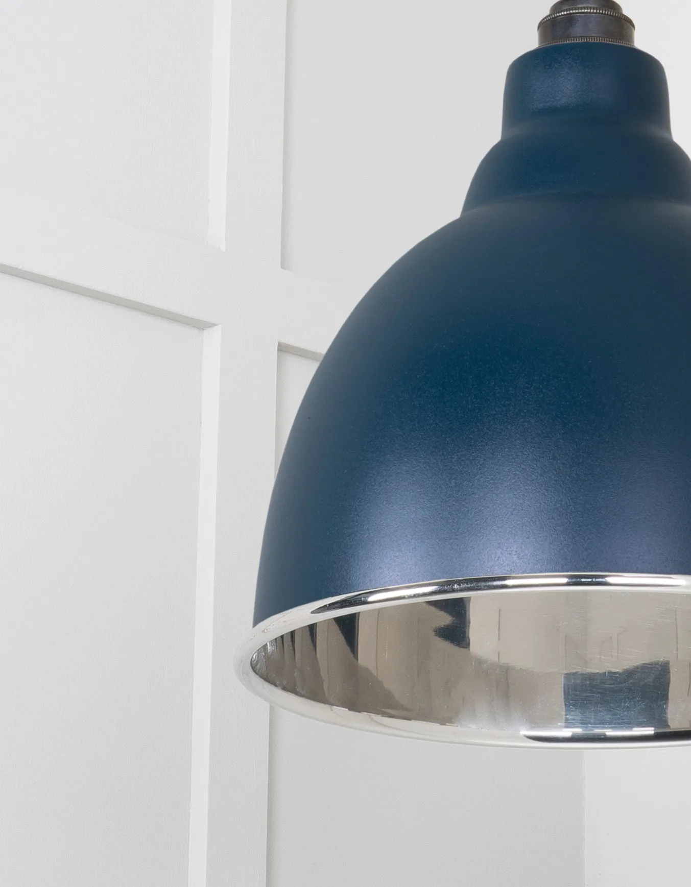 From The Anvil Smooth Nickel Brindley Pendant Light