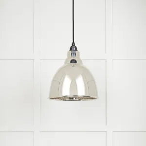From The Anvil Smooth Nickel Brindley Pendant Light