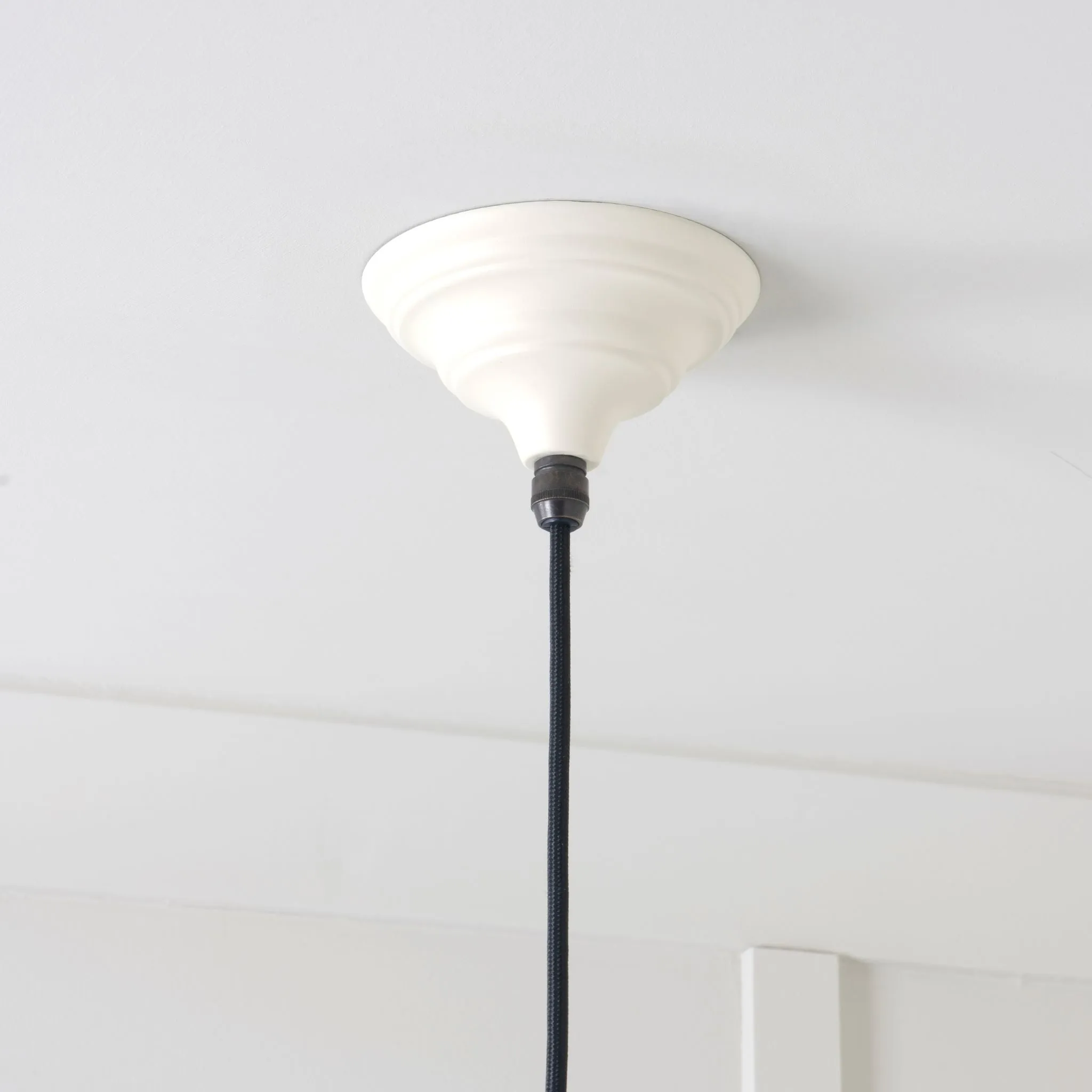 From The Anvil Smooth Nickel Brindley Pendant Light