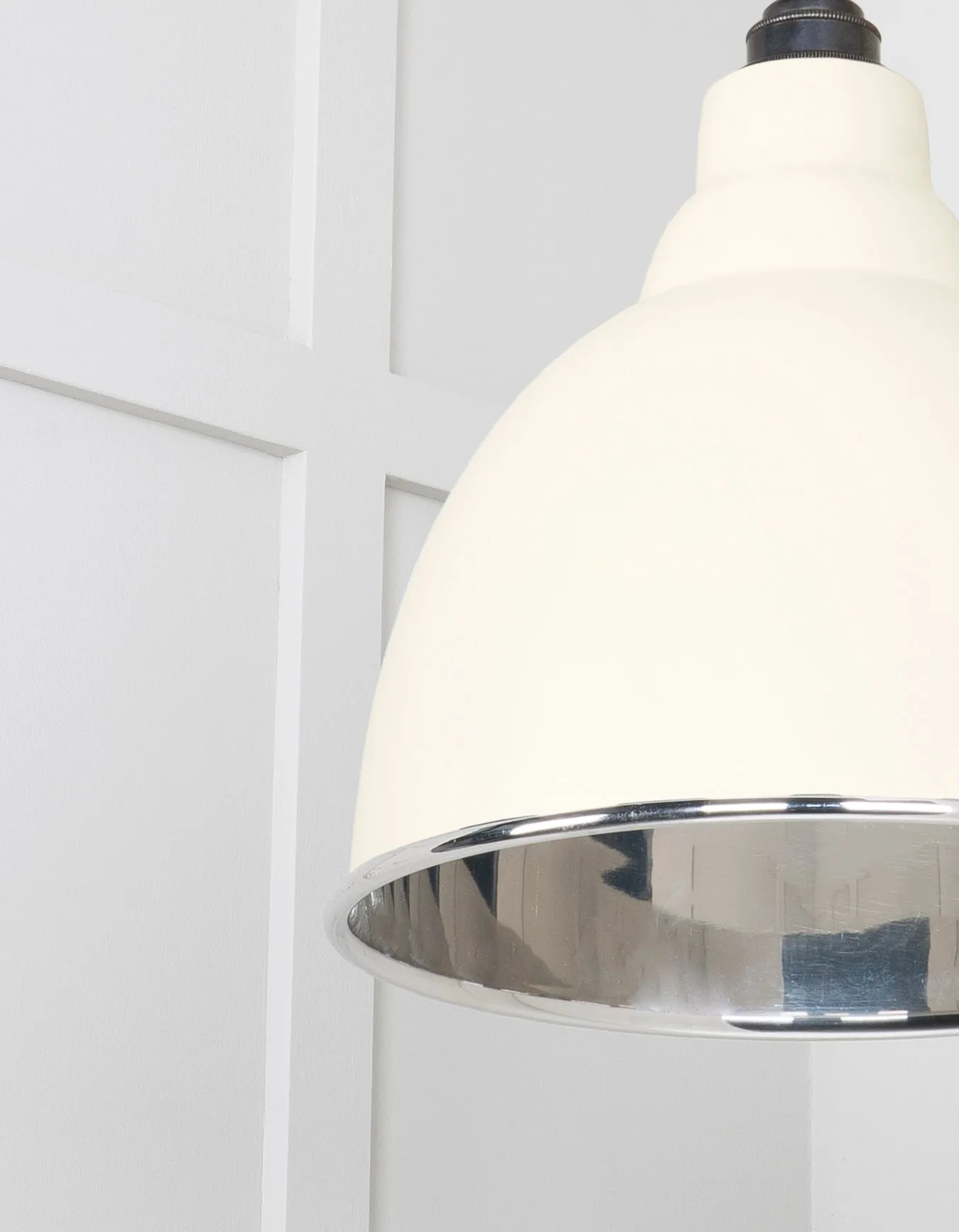 From The Anvil Smooth Nickel Brindley Pendant Light