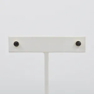 Garnet Bezel Studs