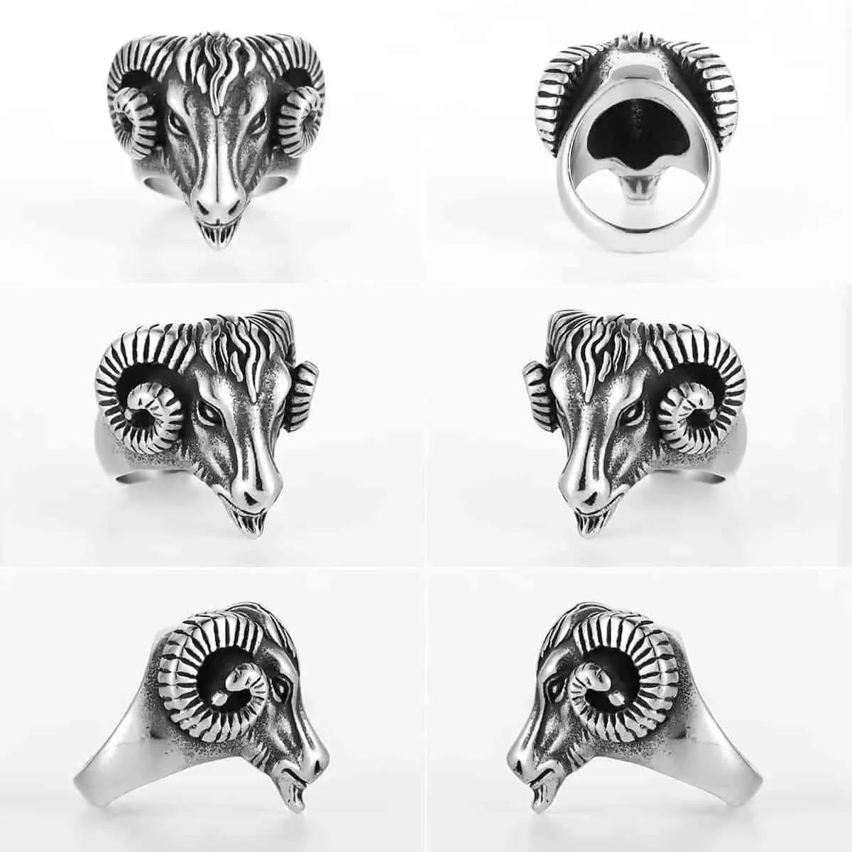 Goat Head Ring