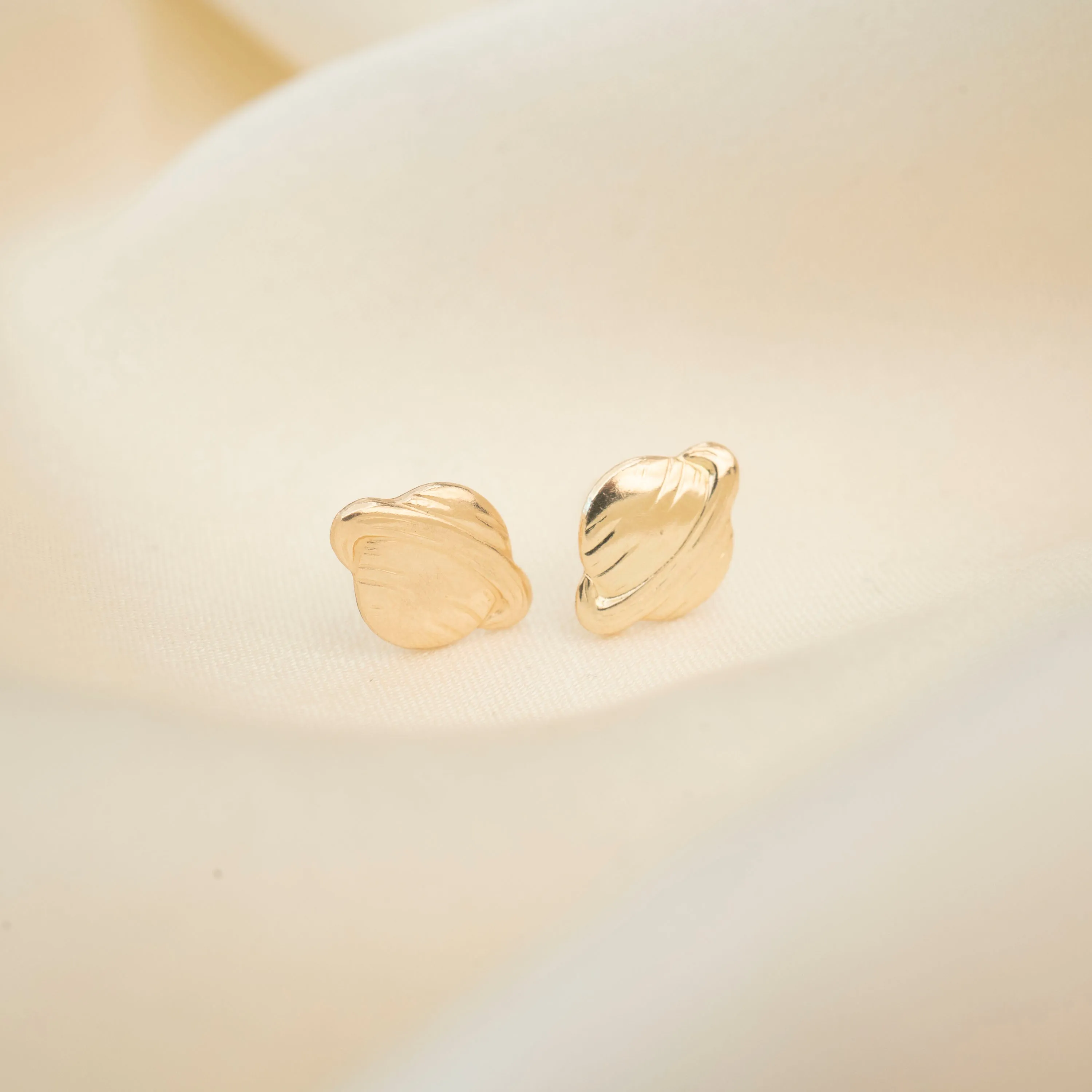 Gold Filled Saturn Studs