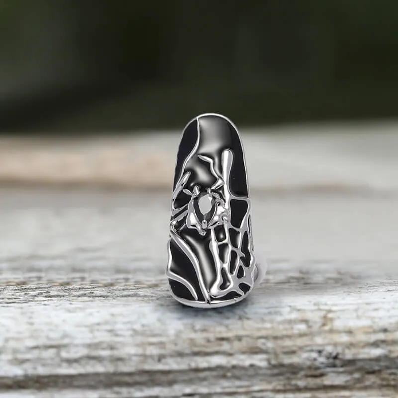 Goth Spider Alloy Animal Nail Rings