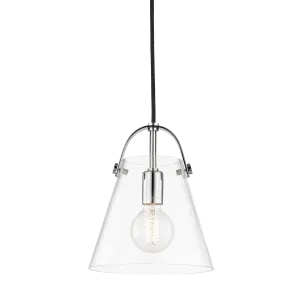 Hudson Valley Lighting Karin Pendant Light with Polished Steel