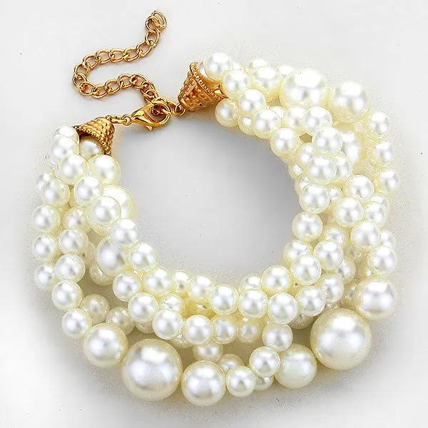 iLLASPARKZ Fanciful Chunky Pearl Bracelet