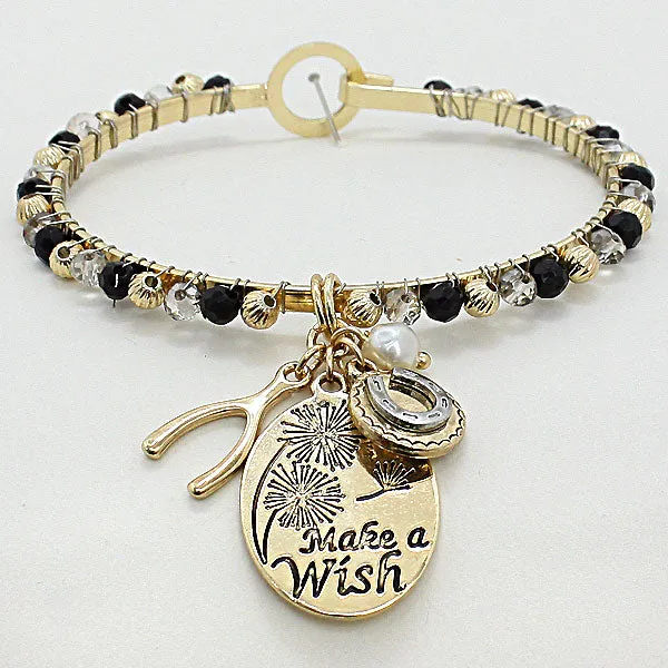 iLLASPARKZ "Make a Wish" Bauble Dangle Bracelet