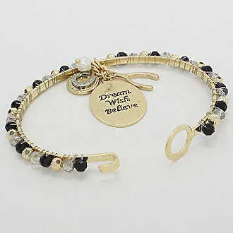 iLLASPARKZ "Make a Wish" Bauble Dangle Bracelet