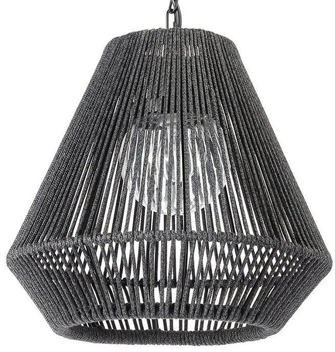 Indoor/Outdoor Open Weave Tapered Pendants