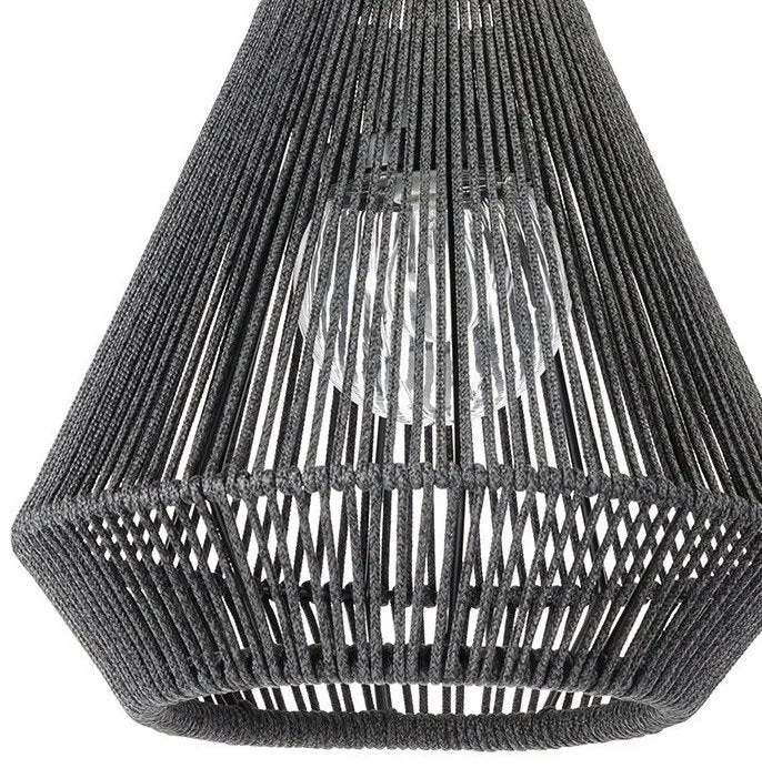 Indoor/Outdoor Open Weave Tapered Pendants