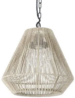 Indoor/Outdoor Open Weave Tapered Pendants
