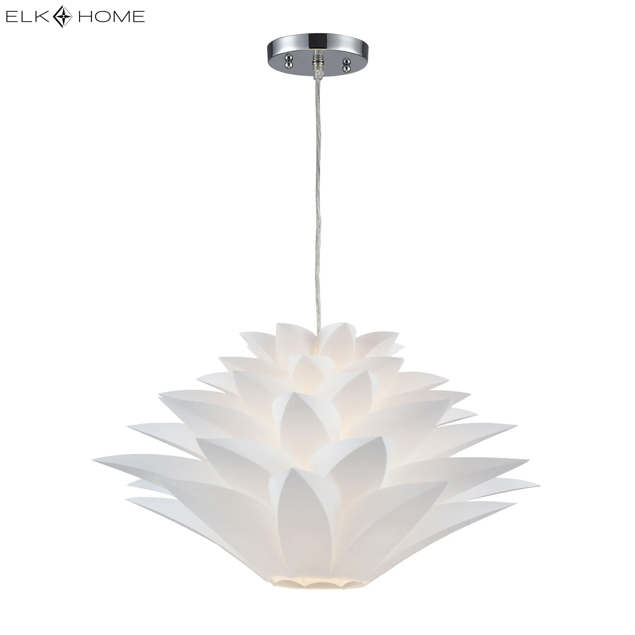 Inshes 20" 1 Light Pendant in White