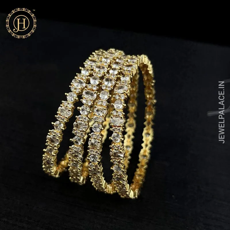 Latest Premium Quality AD Stone Bangles JH3712