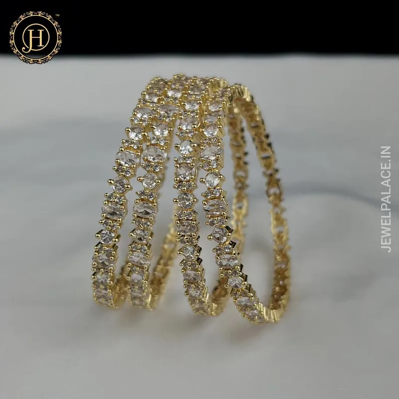 Latest Premium Quality AD Stone Bangles JH3712