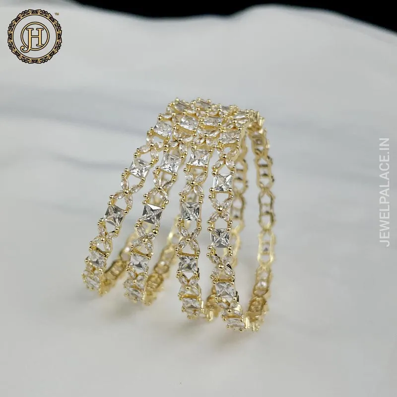 Latest Premium Quality AD Stone Bangles JH3715