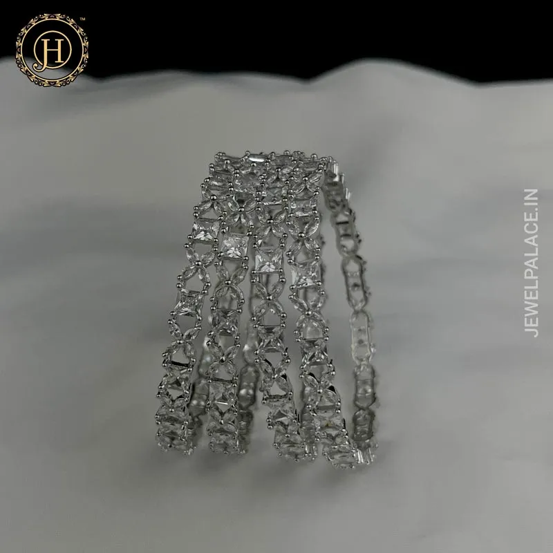 Latest Premium Quality AD Stone Bangles JH3715