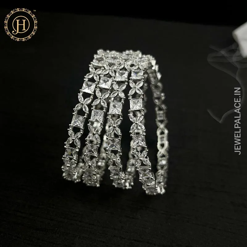 Latest Premium Quality AD Stone Bangles JH3715