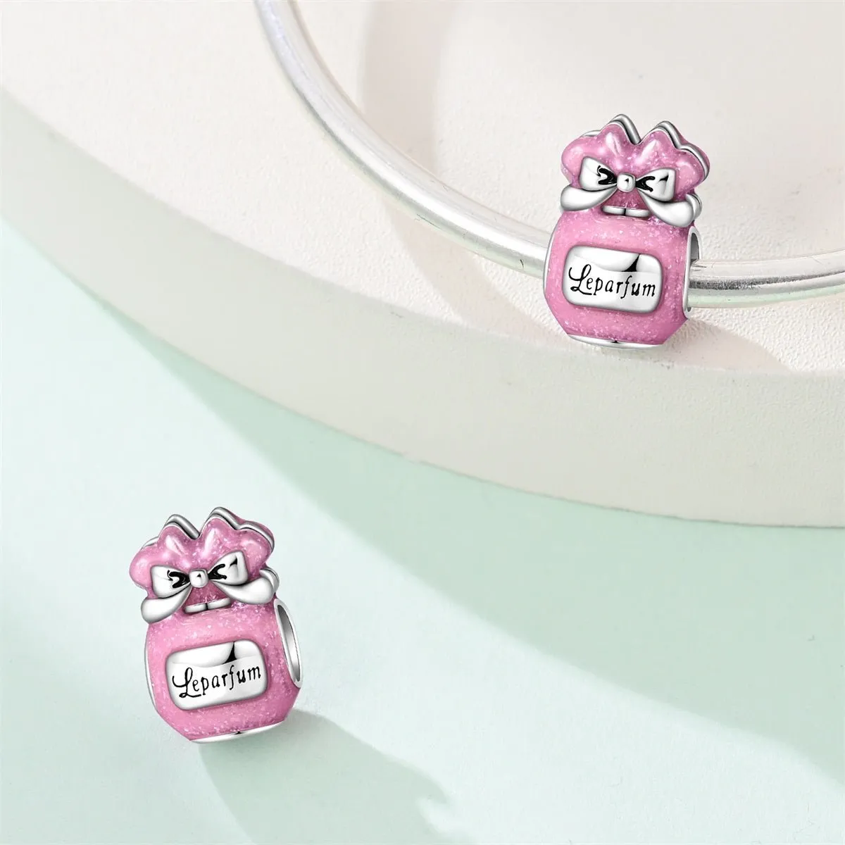 Le Parfum Pink Perfume Bottle Charm