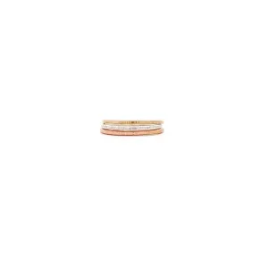 Line Hammered Stacking Ring