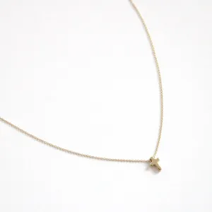 Mini Love Letter Cross Necklace