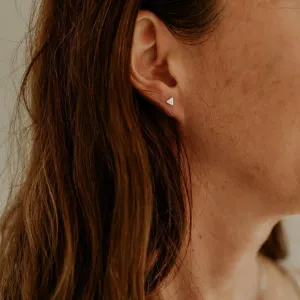 Mini Triangle Earrings