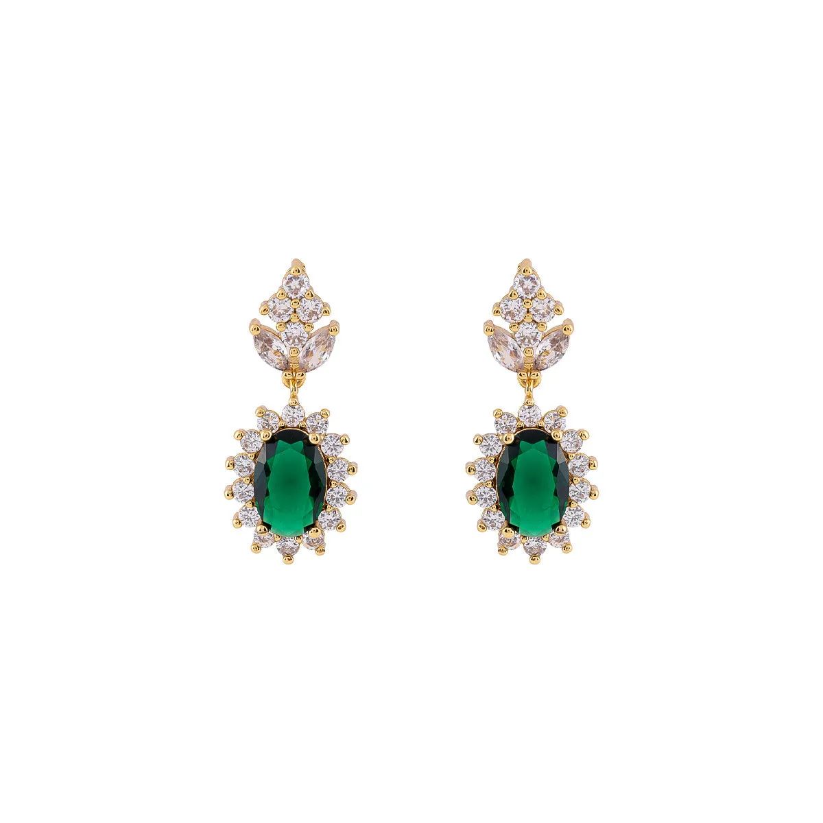 Mirage Moon Earrings in 18kt Gold Over Sterling Silver