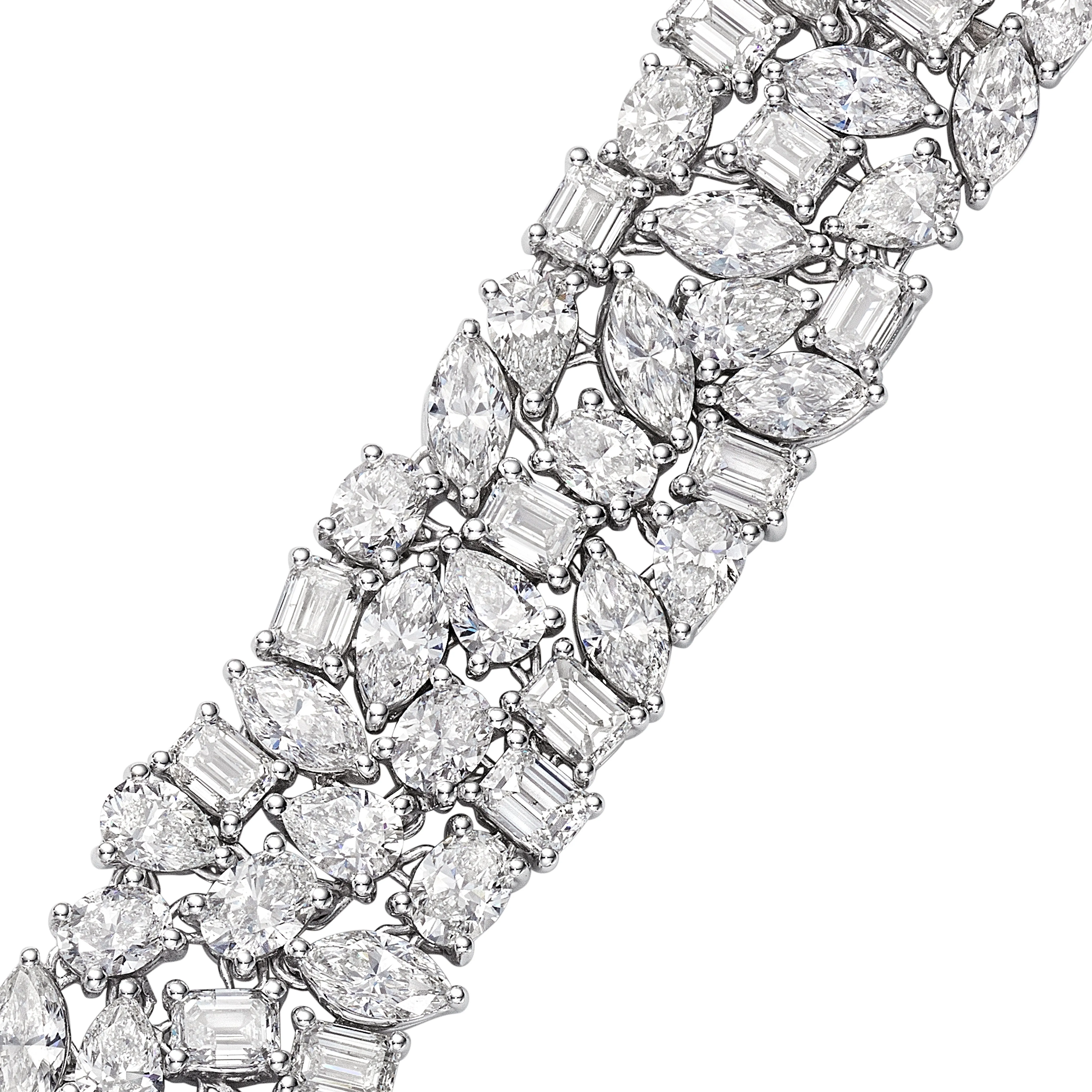 Multi-Shape Diamond Bracelet, 35 CT