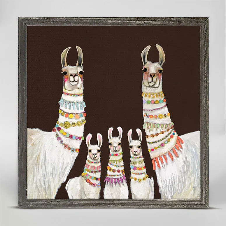 Necklaces - Chocolate Brown Mini Framed Canvas