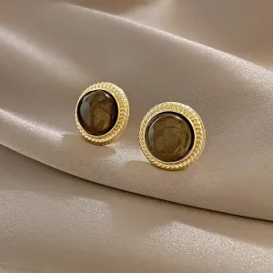New Fashion Fresh Fine Rhinestone Stud Earrings for Women