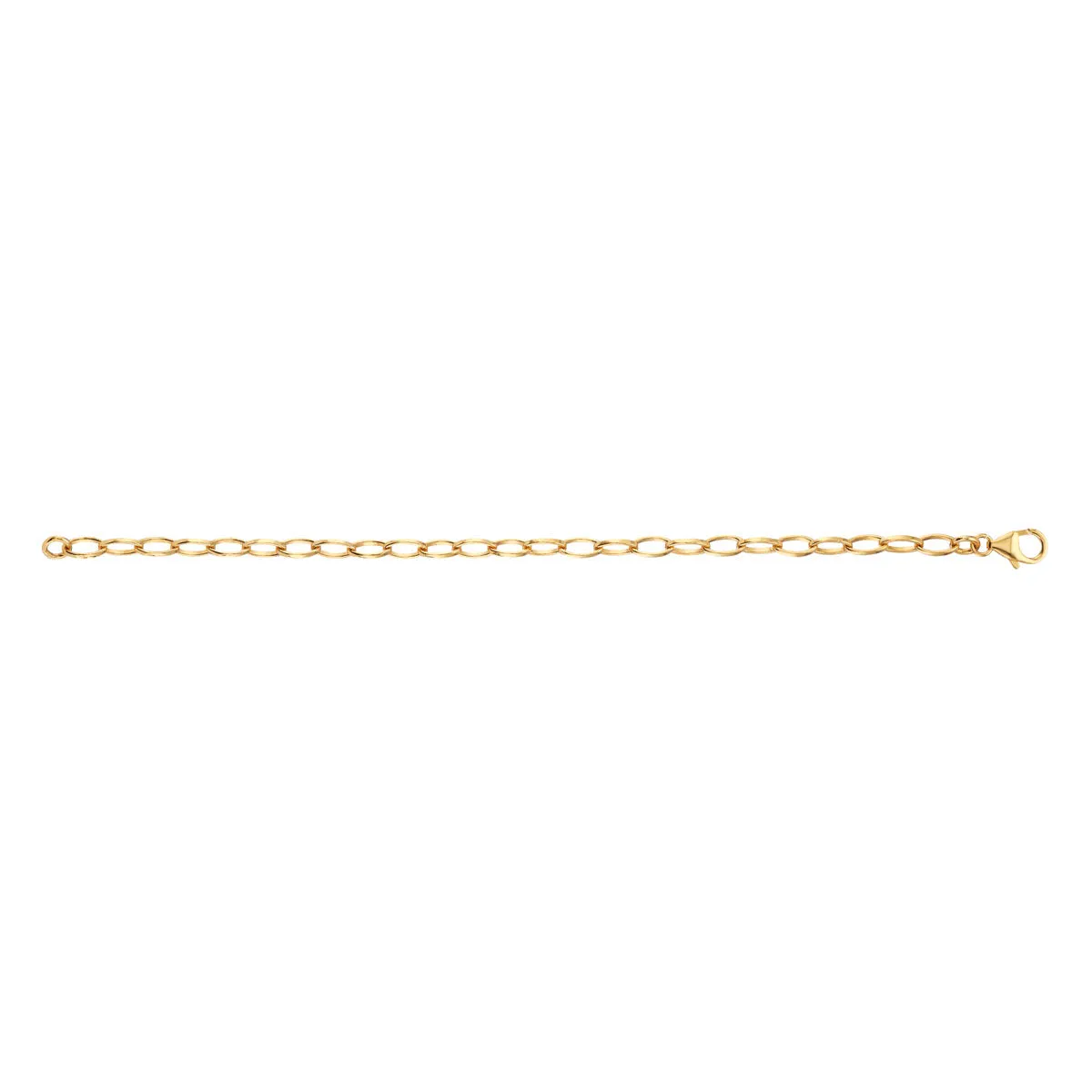 Oval Links Vermeil Gold Bracelet