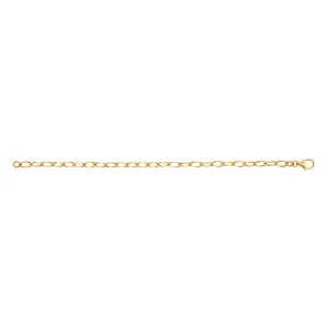 Oval Links Vermeil Gold Bracelet