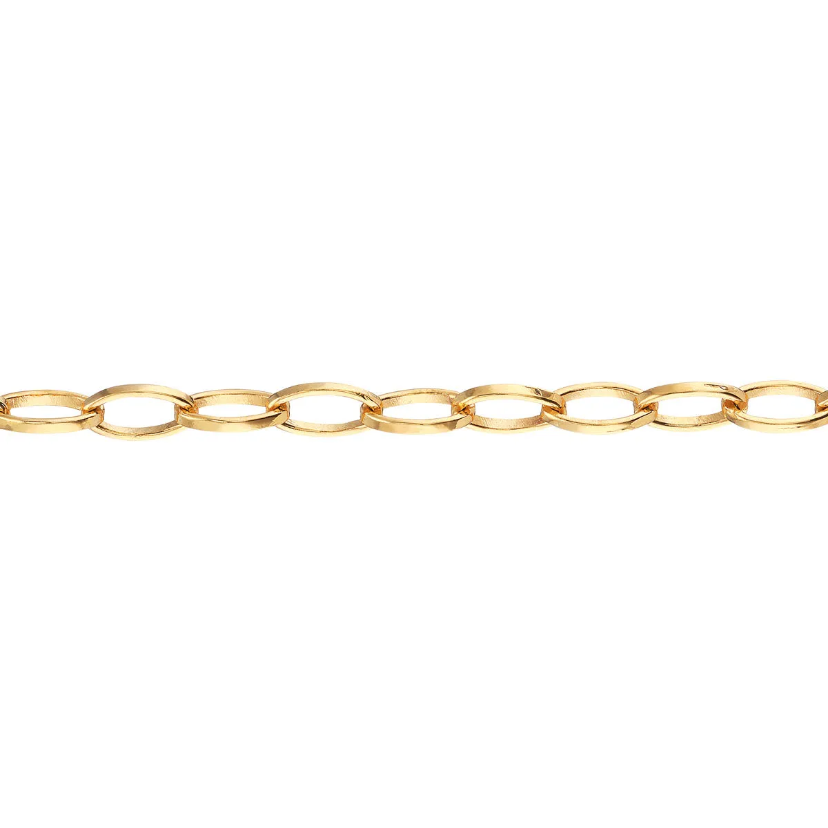 Oval Links Vermeil Gold Bracelet
