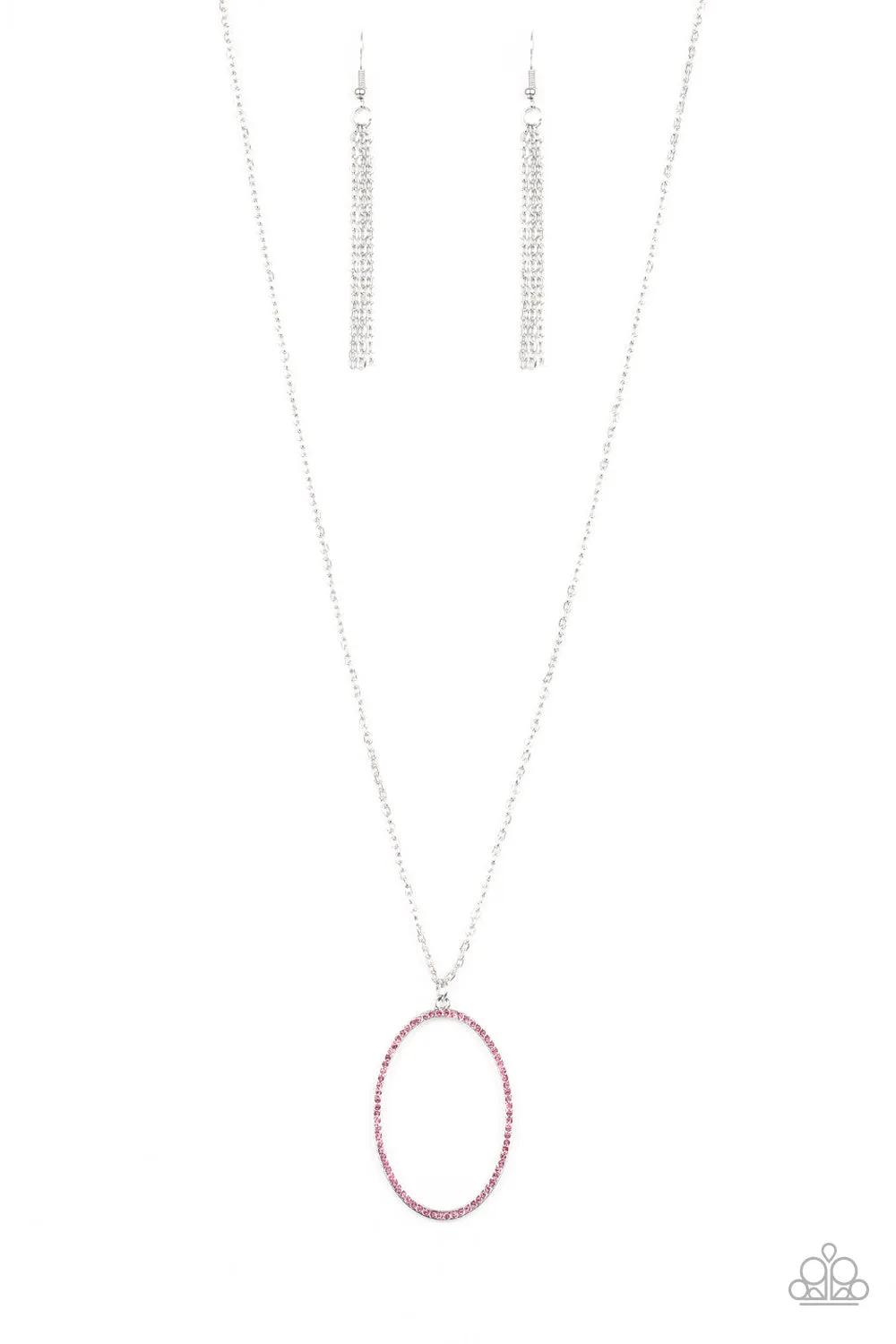 PAPARAZZI A Dazzling Distraction - Pink Necklace