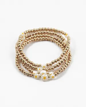 Pearl and Bead Wrap Bracelet