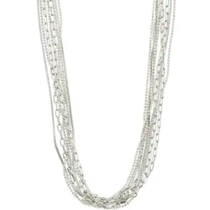 Pilgrim Lilly Silver Fine Layered Necklace