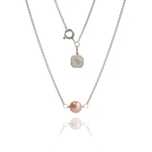 Pink Freshwater Pearl Short Pendant