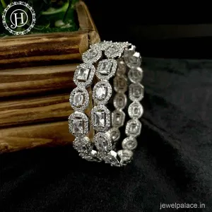 Premium American Diamond Bangles Set JH4249