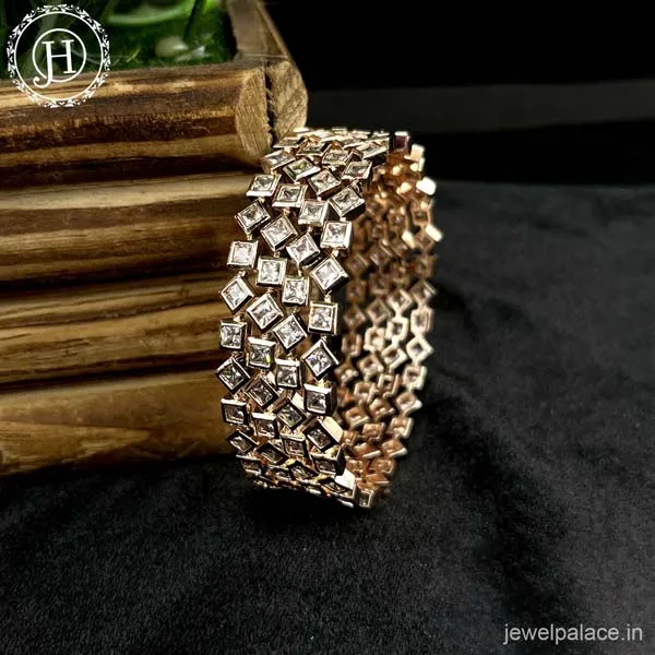 Premium American Diamond Bangles Set JH4253