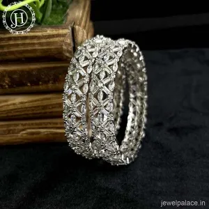 Premium American Diamond Bangles Set JH4259