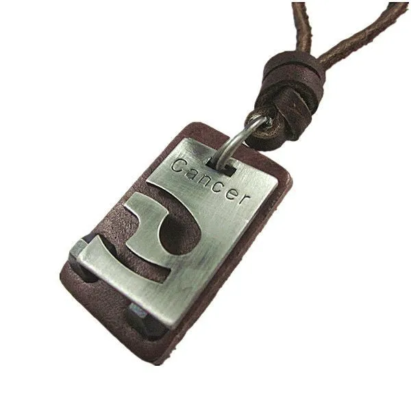 "Free People" Annie Hammer Leather Necklace