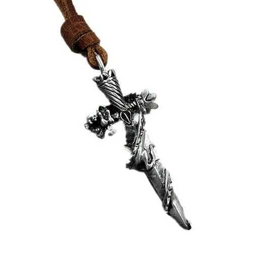 "Free People" Annie Hammer Leather Necklace