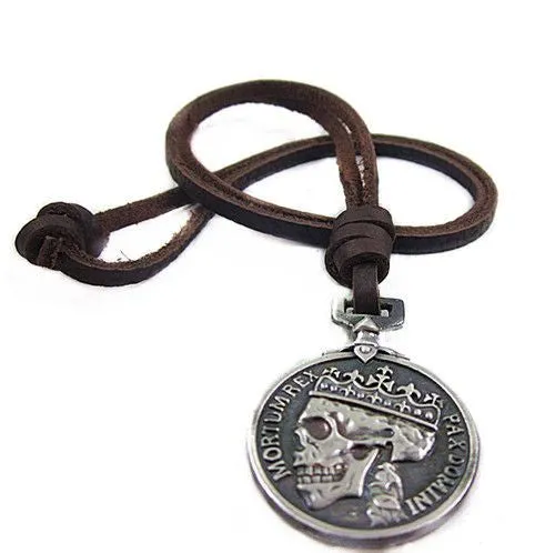 "Free People" Annie Hammer Leather Necklace